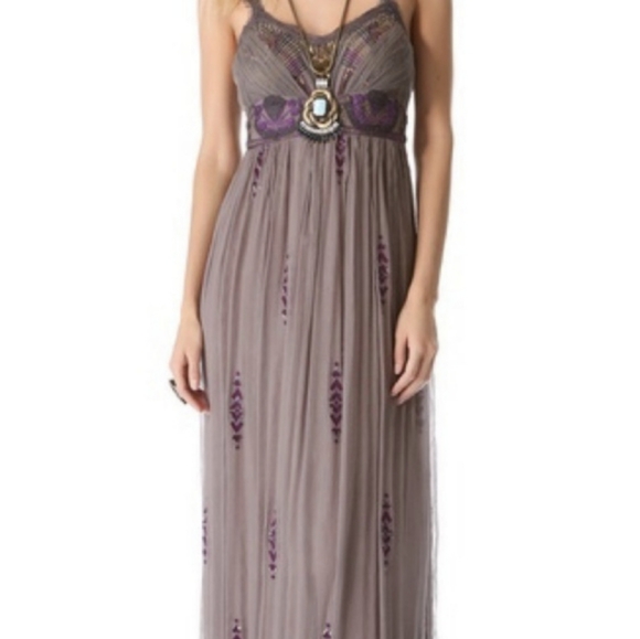 FREE PEOPLE Artemis Grecian Maxi Dress Size 2 - Picture 6 of 11